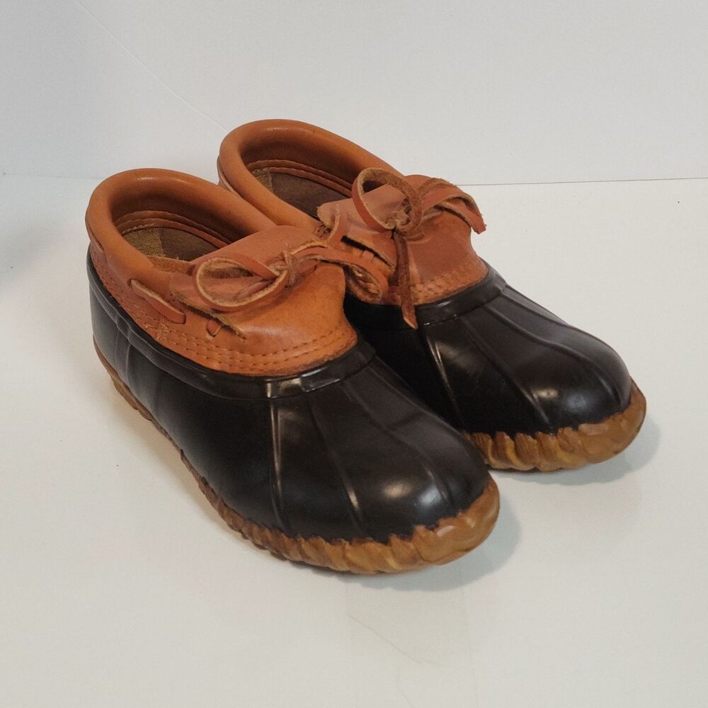 Womens Waterproof Rubber Leather Duck Boot 82-1583 Cabela's Sz 7